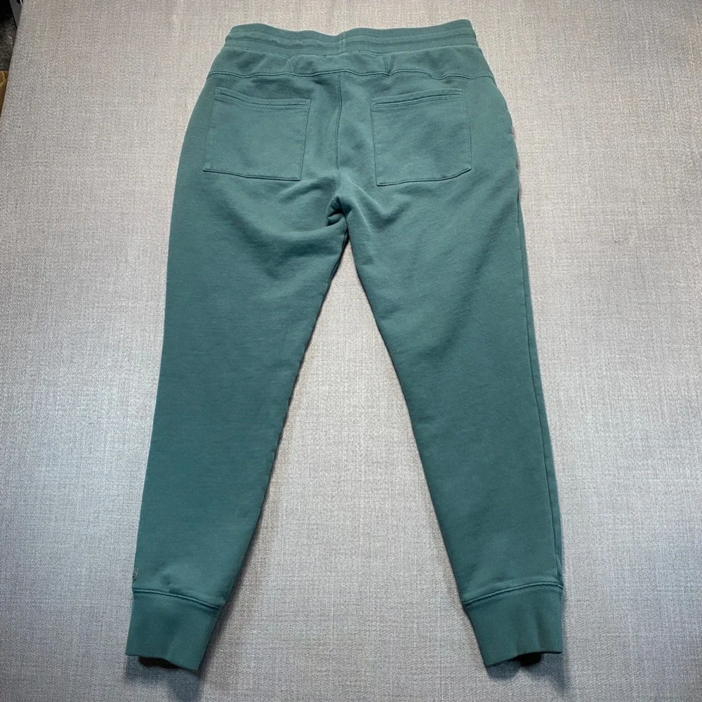 Greyson Performance Joggers Mens Medium Green Fleece Sweatpants Golf